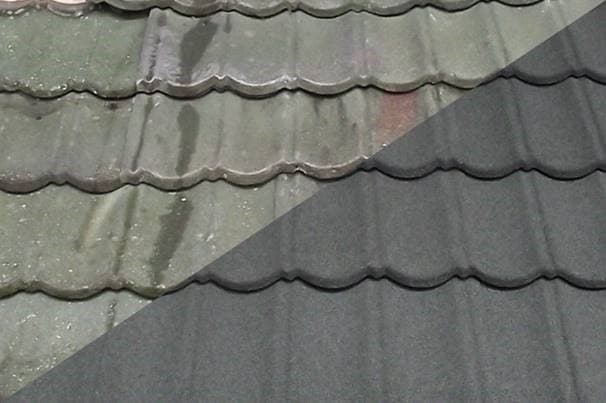 Metal roof showing visible wear and repair needs on a New Zealand property