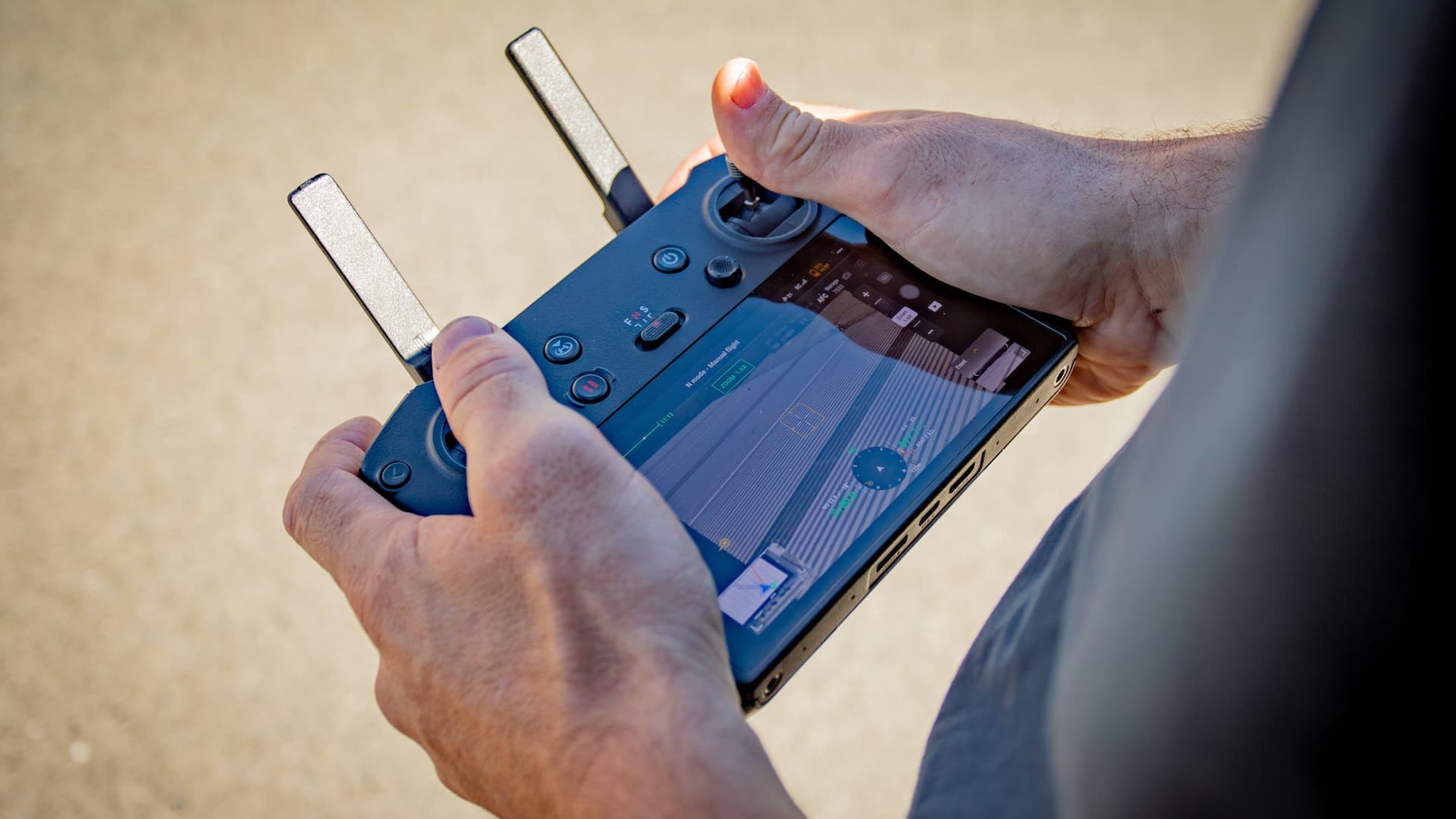 A drone performing a roof inspection over a New Zealand property