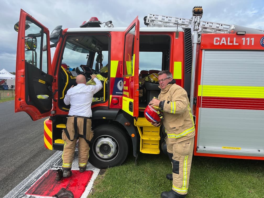 Edwards & Hardy Volunteer Fire Person