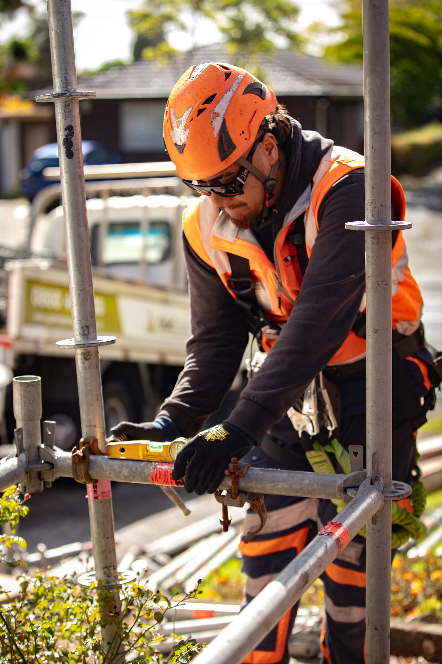 Edwards & Hardy scaffolding installation