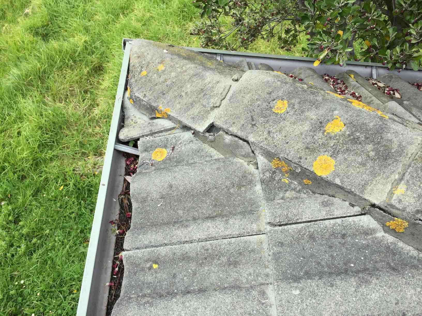 Repaired Durabond® Concrete Tile Hip