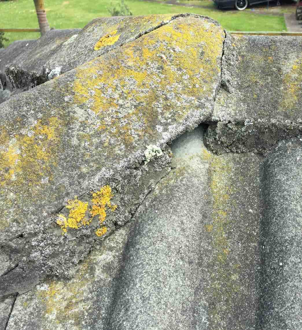 Repaired Durabond® Concrete Tile Hip