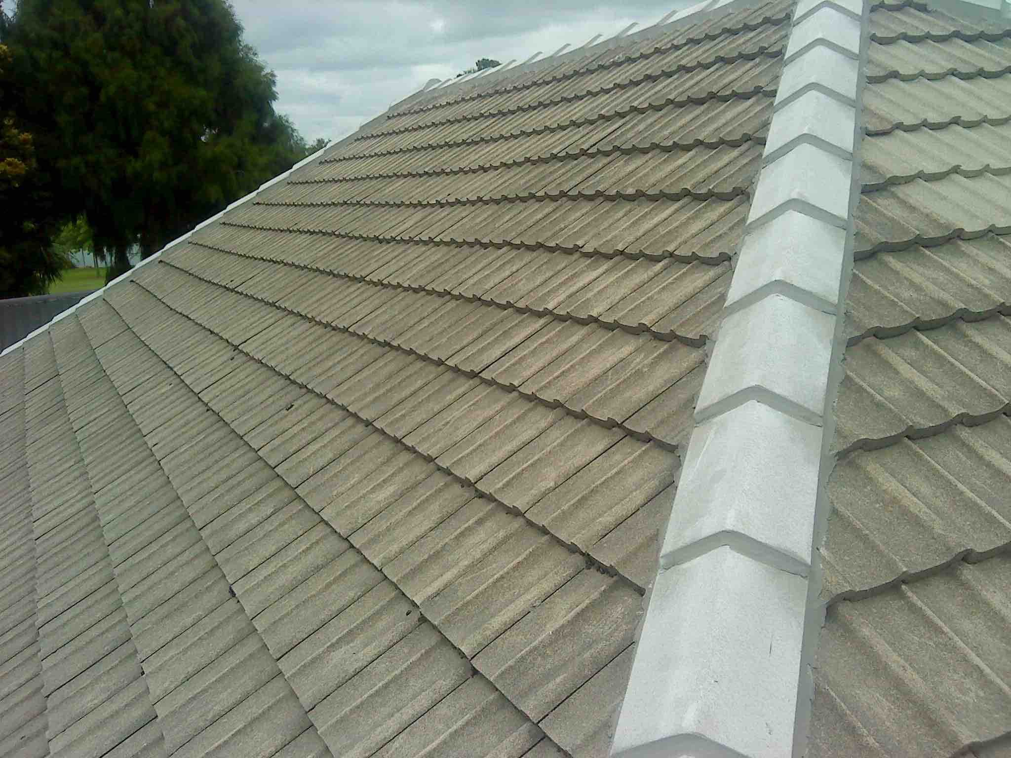 Repaired Durabond® Concrete Tile Hip