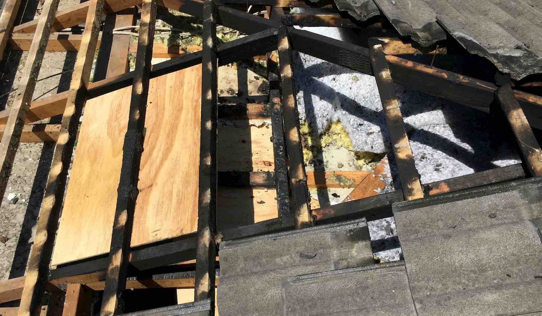 Repaired Durabond® Concrete Tile Ridge