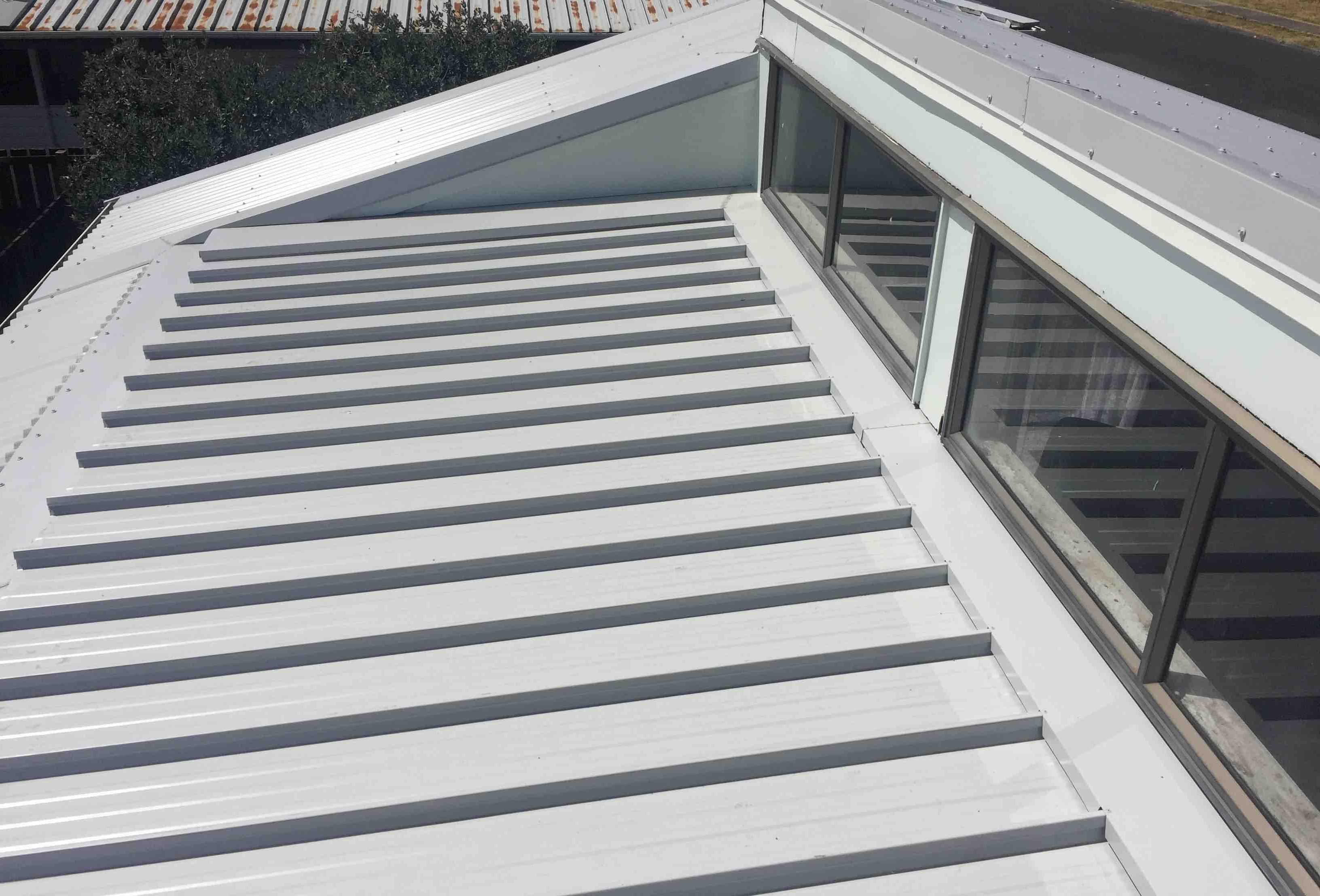 Completed roof repair