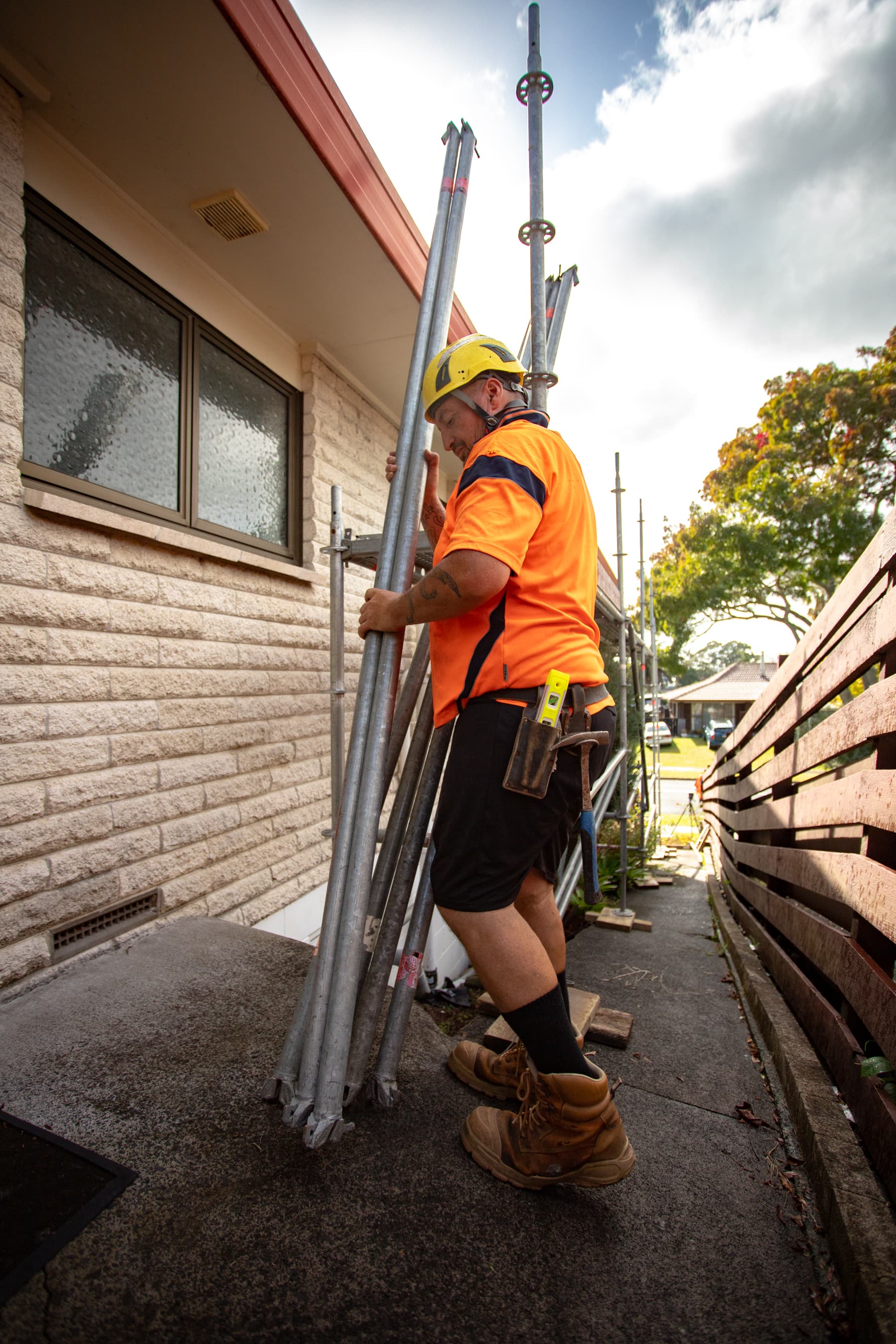 Edwards & Hardy scaffolding installation
