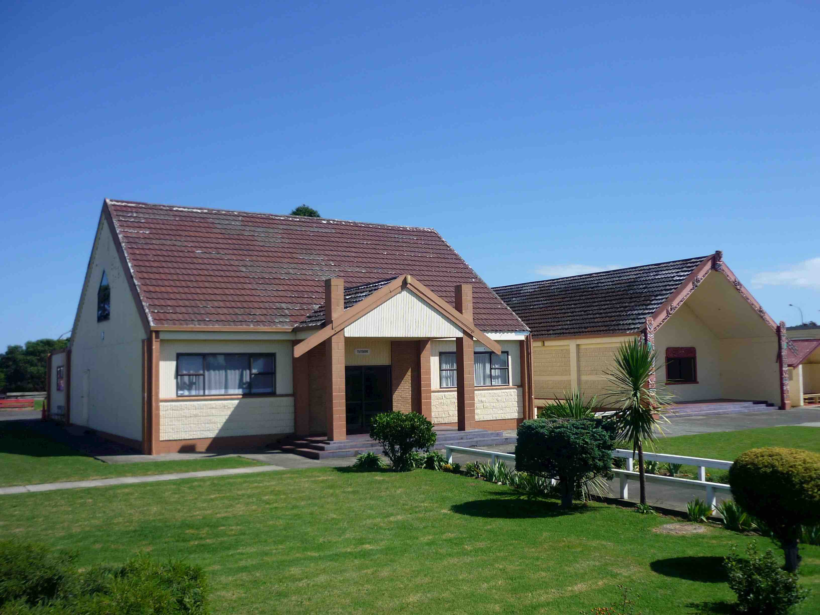 New metal tile roof being installed on a New Zealand home
