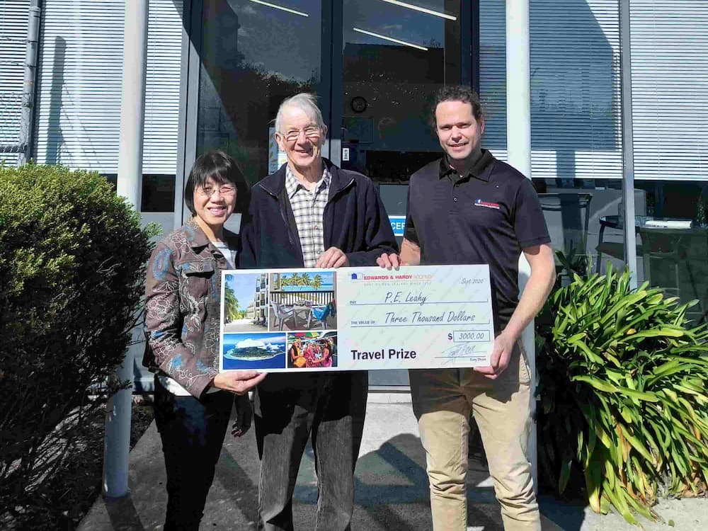 Edwards & Hardy 60th Anniversary Travel Prize Promotional Activity