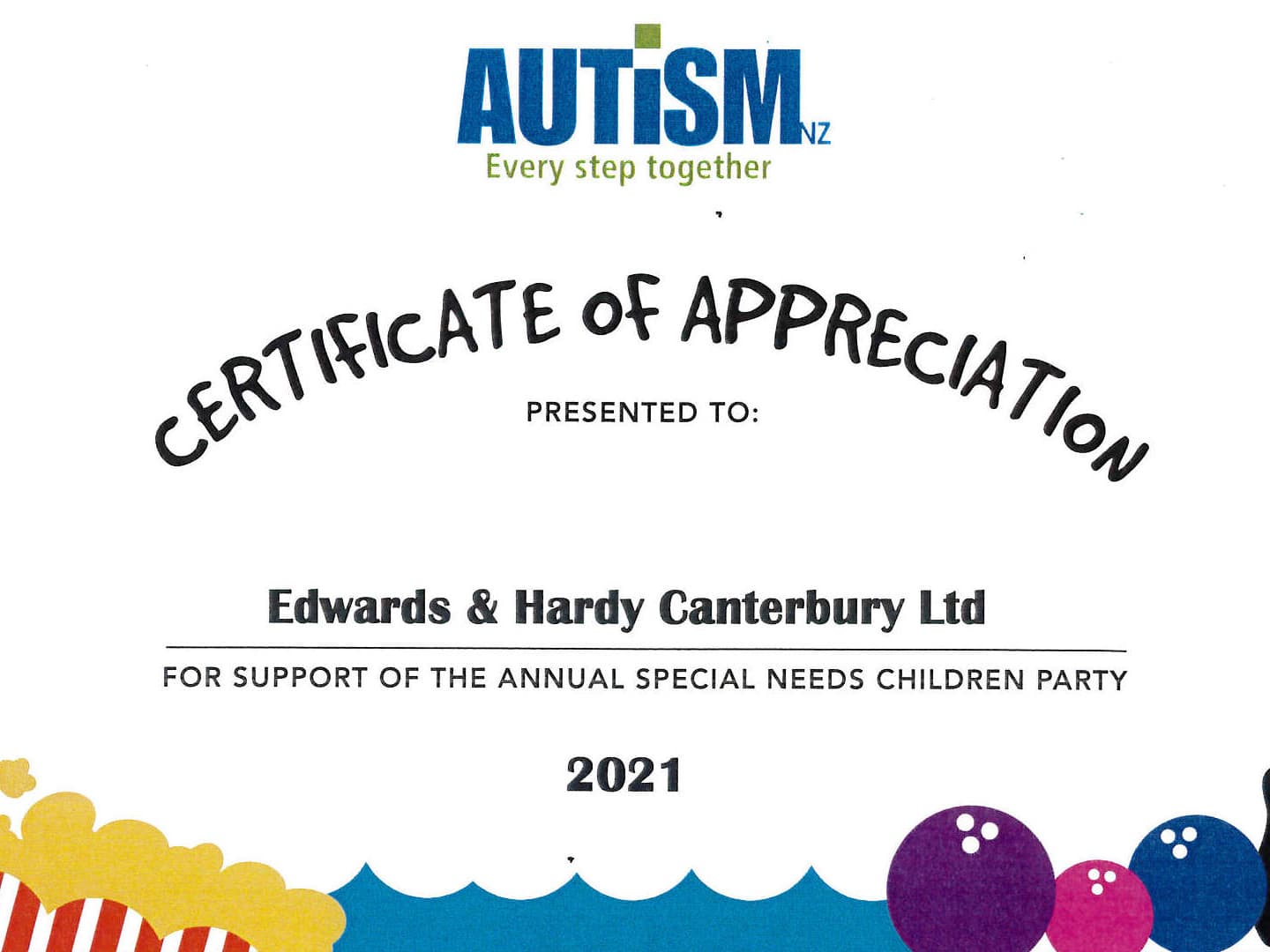 Edwards & Hardy Autism Health Initiative