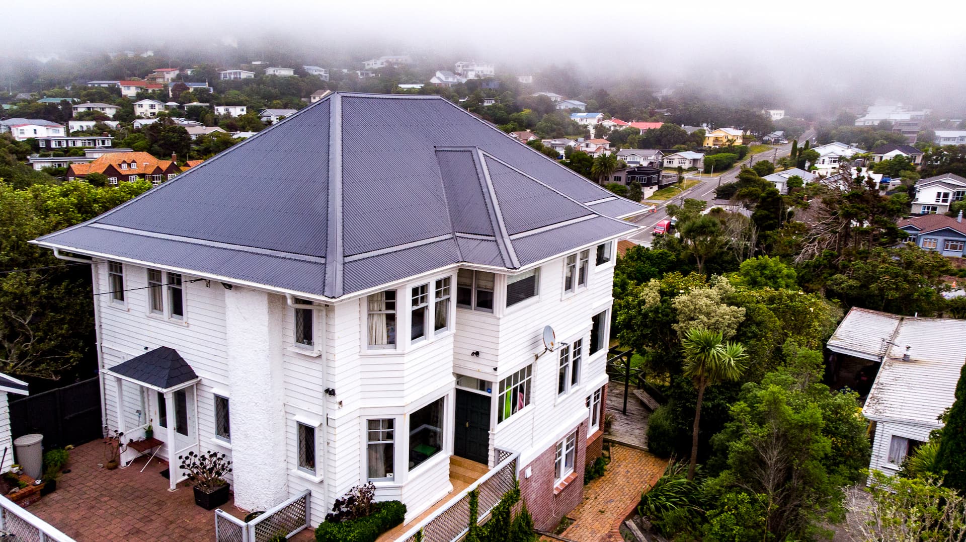 New reroof installation on a residential home in New Zealand