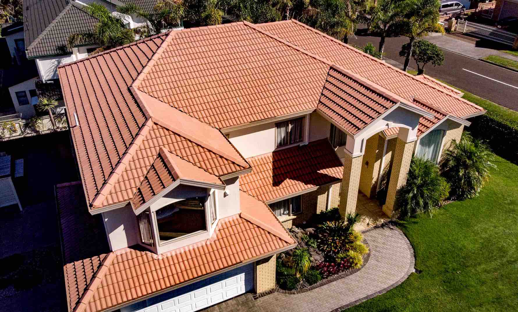 Protected Concrete Tile Roof