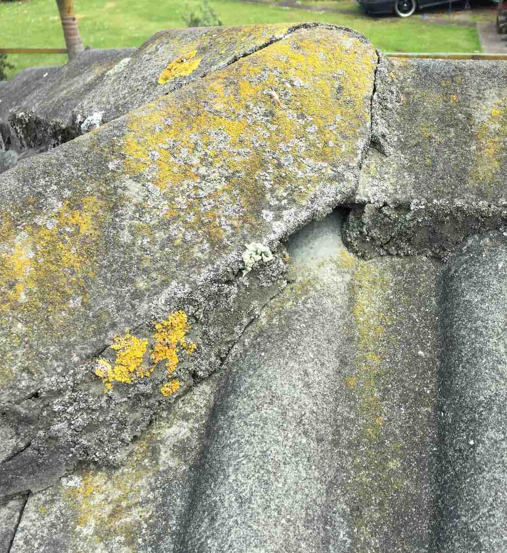 Repaired Durabond® Concrete Tile Hip
